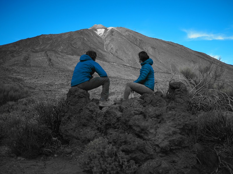 Vista del Teide desde los Roques